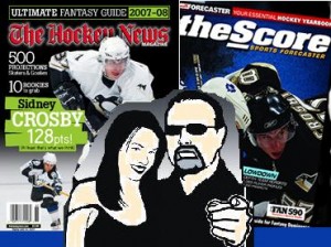 Ultimate Pool Guide, The Score Forecaster and Dobber's Pool Guide and Faceoff 2007-08 Hockey Pool Guides