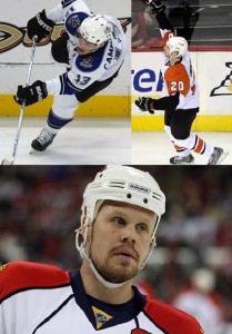 Cammalleri, Umberger, Jokinen - Icon SMI OlliCammyUmby.JPG