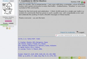 Shoeless - 10,000 posts! shoeless