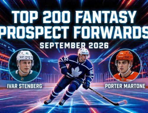 Top 200 Fantasy Prospect Forwards – September 2026